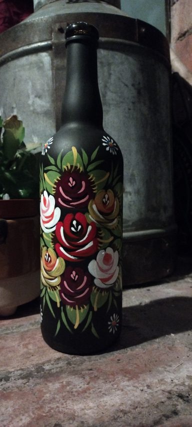 Canal Art Bargeware Canal Roses Hand painted